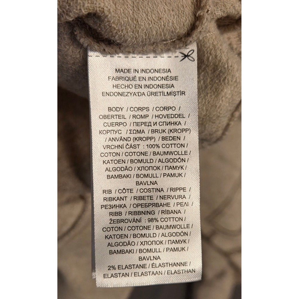 Polo‎ Lauren Ralph Lauren Hoodie  Women's Size Medium Chain Link Print Tan - Picture 10 of 10